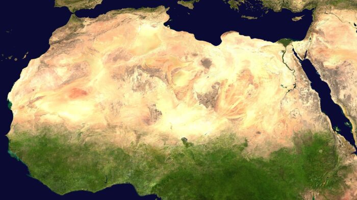 sahara from space