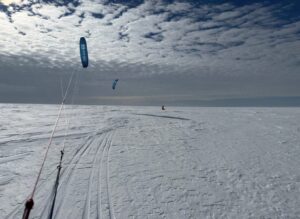 Matthieu Tordeur and Heidi Sevestre in Antarctica.
