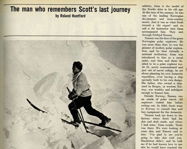 Page of a 1974 interview