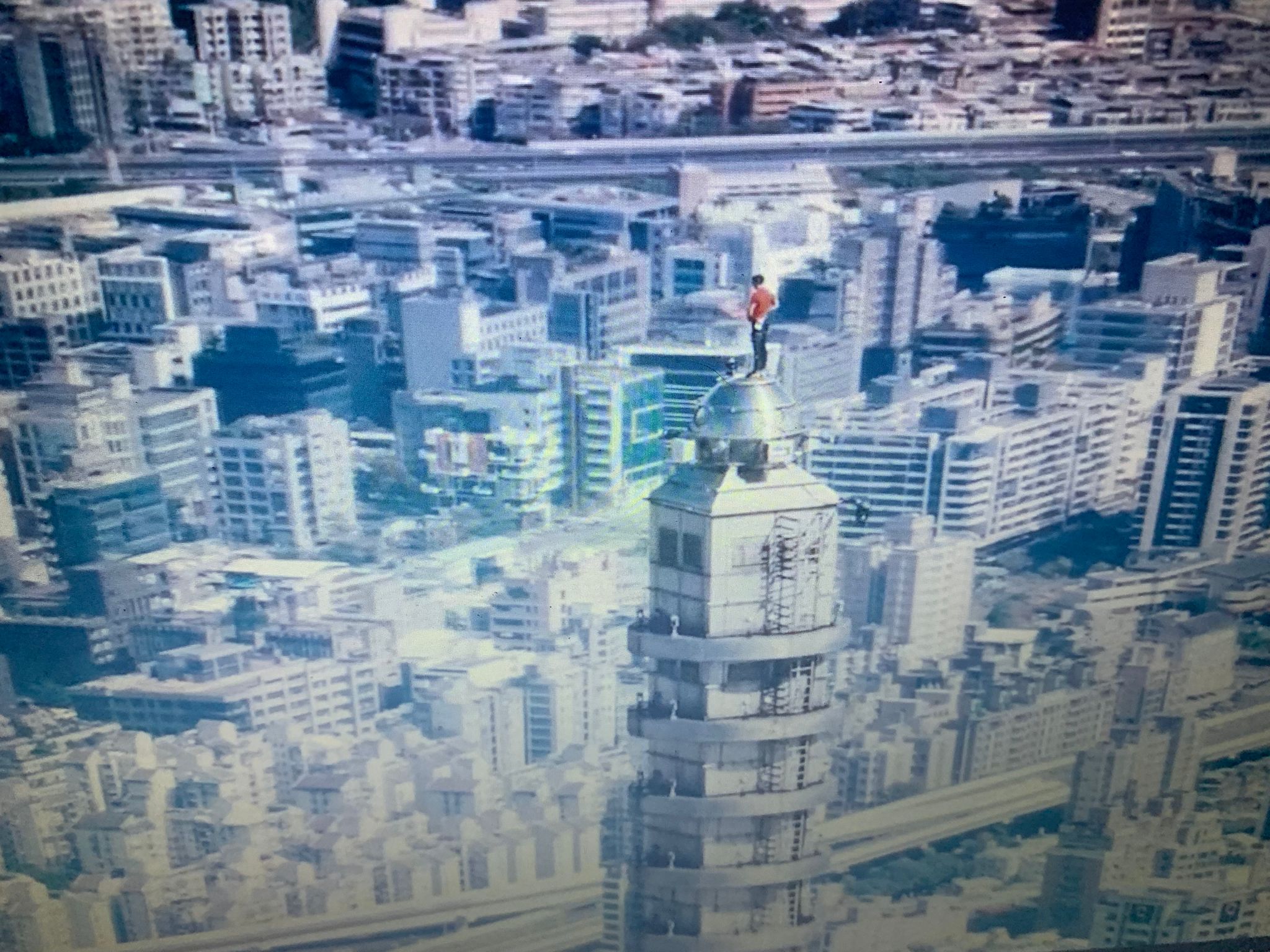 Alex Honnold on top of Taipei 101