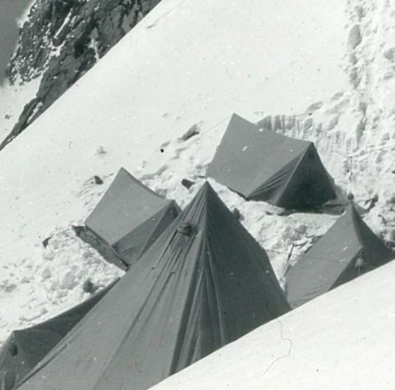 Camp II on K2 in 1939. 