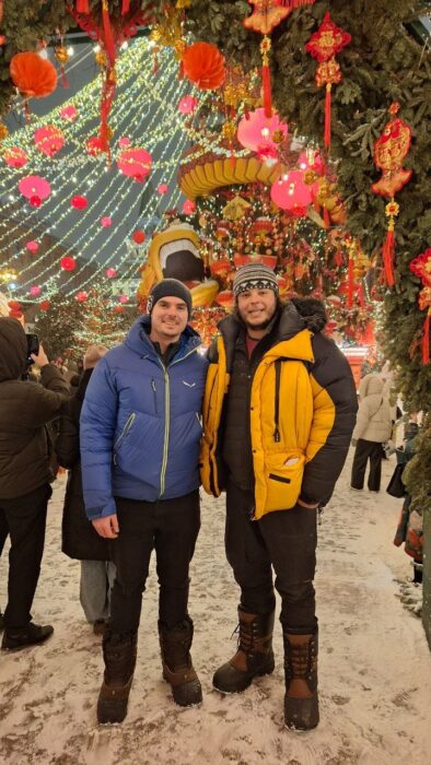 Irish adventurers Mark McInerney and Stafford Tyrrell