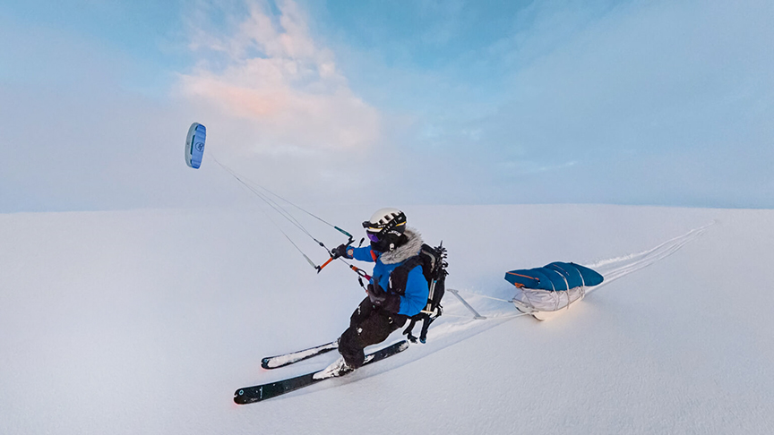 snow kiter