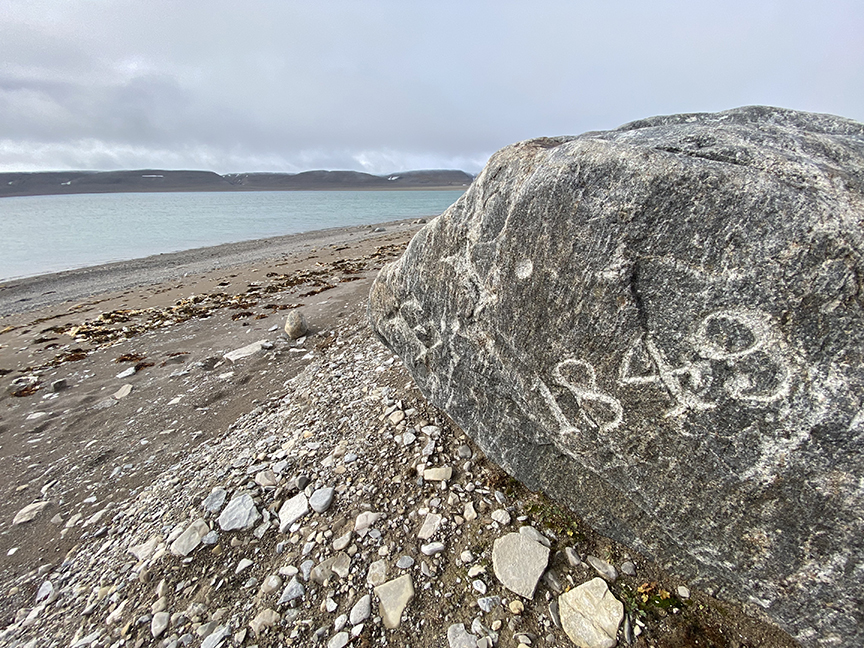 carve rock in arctic