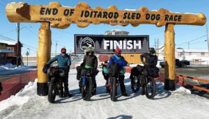 The Fab Four - the only contenders to finish the Iditarod Trail Invitational this year