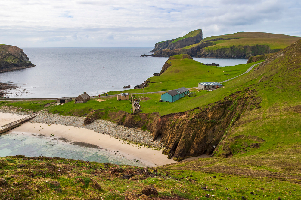 Image of a small bay on Fair Isle