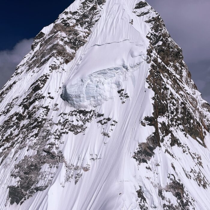The upper third of Ama Dablam. 
