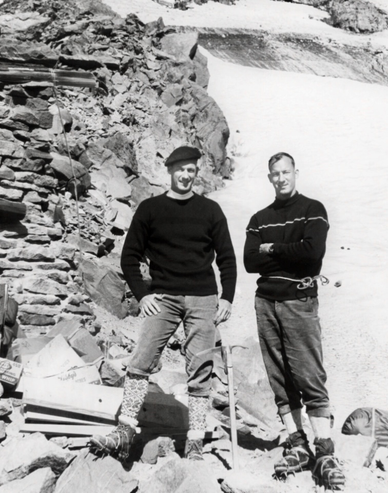 Jim Whittaker (left) and his twin brother Lou. 