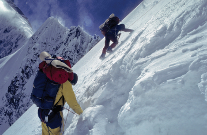 An expedition photo on K2.