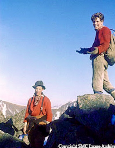 Robin Smith (left) and Dougal Haston. 