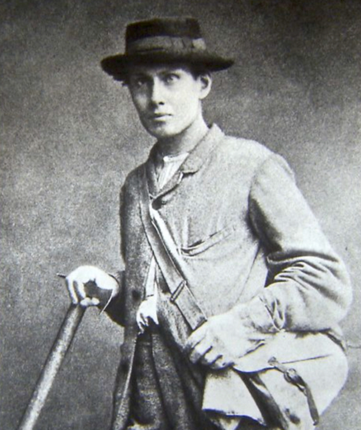 young 19th century climber