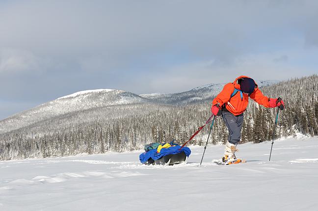 manhauler snowshoeing