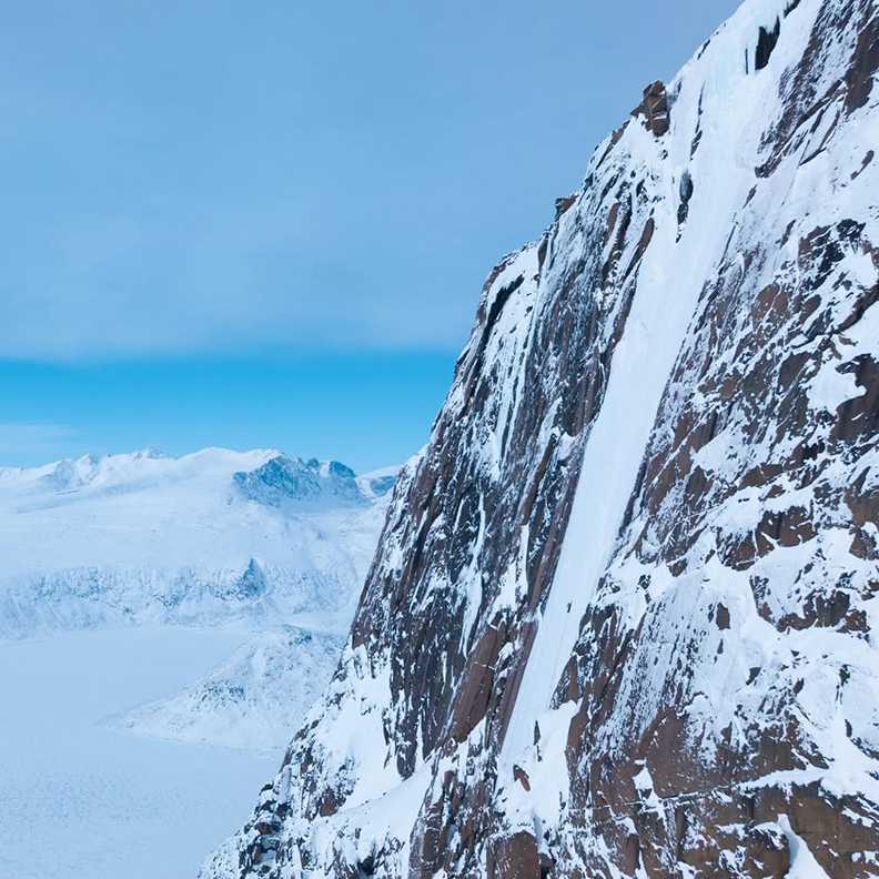 arctic ice climb
