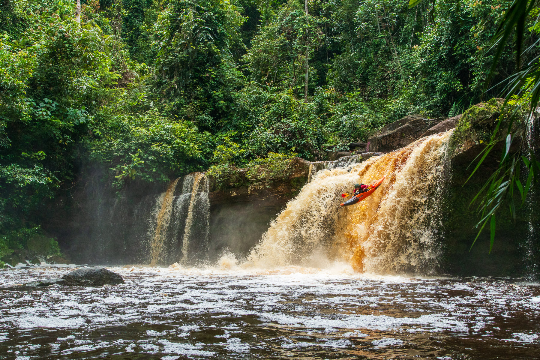 A kayaker during the 2022 expedition.