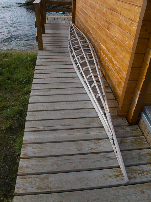 slender kayak frame