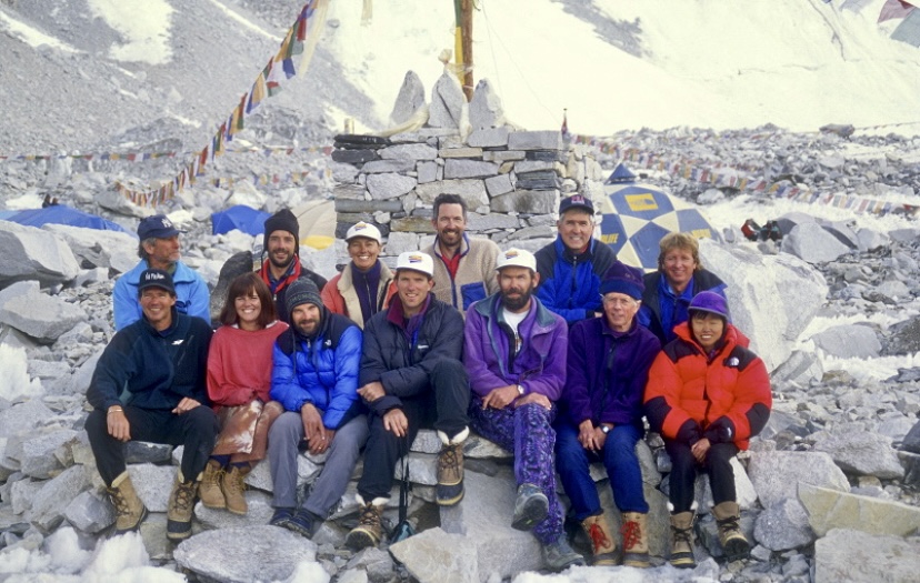The Adventure Consultants team in 1996.