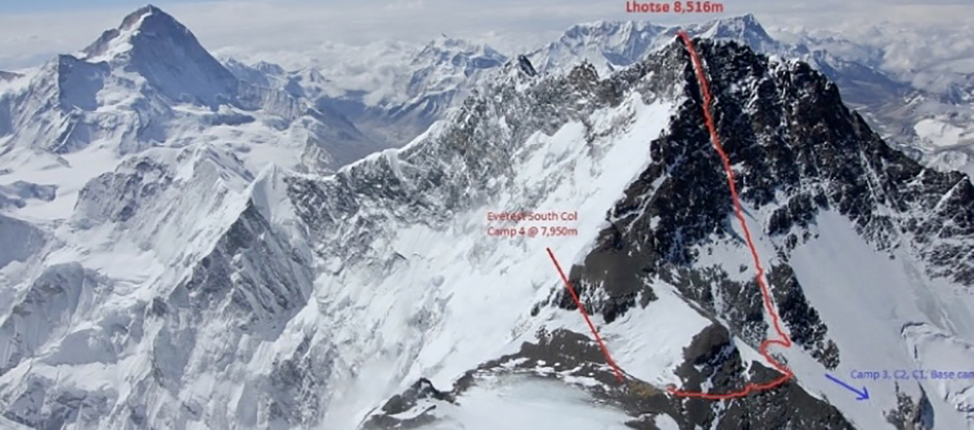 route up Lhotse