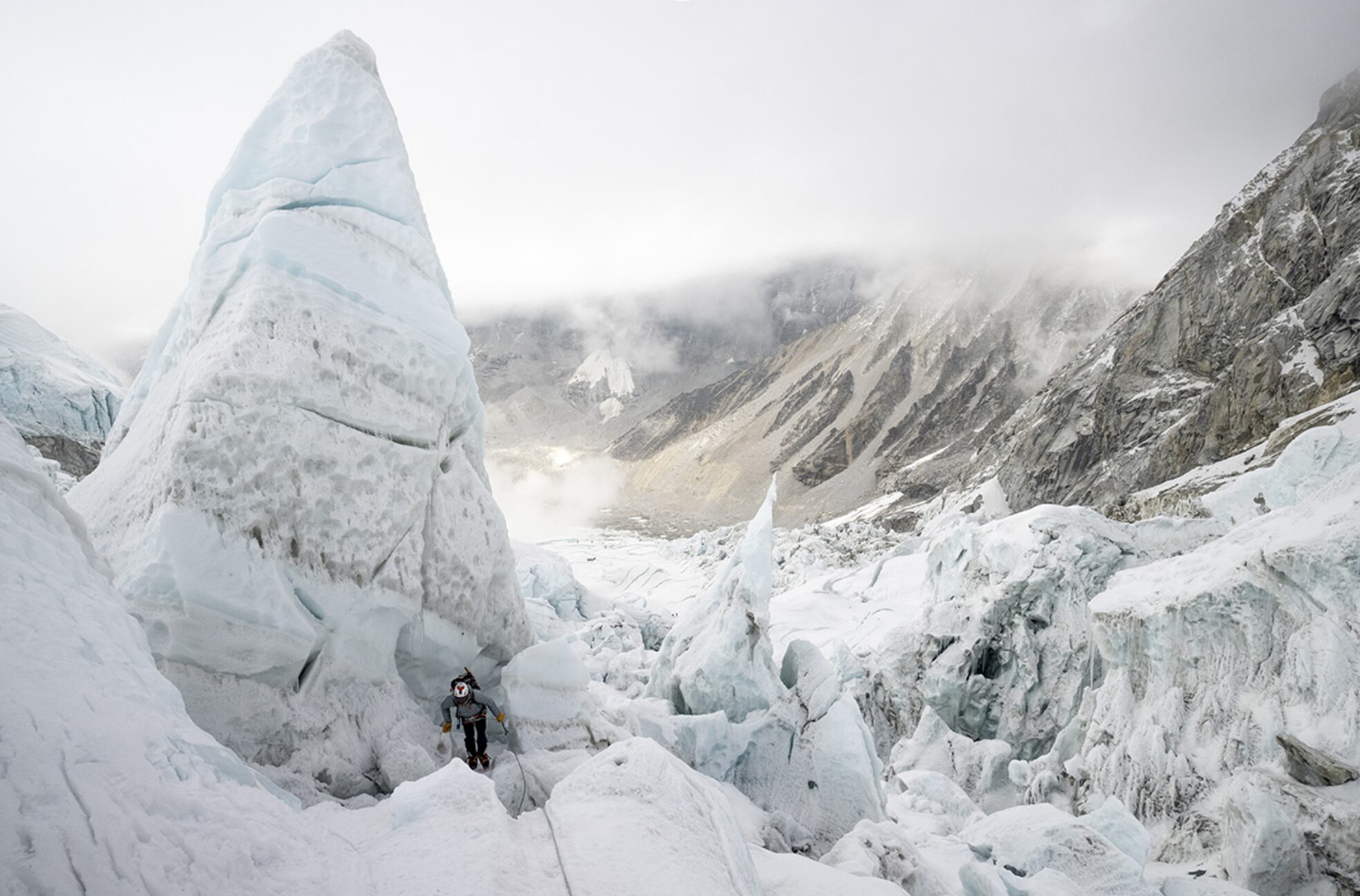 Climbing Lhotse in an attempt to be the first person to fly a wingsuit from above 8,000m