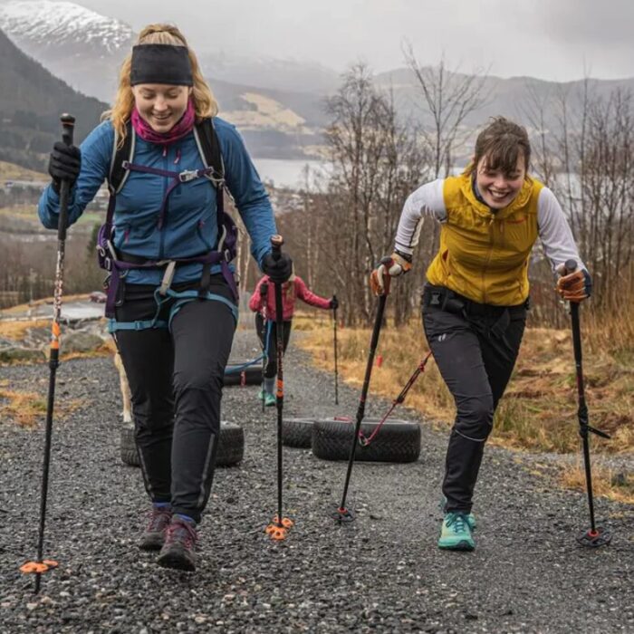 Live Skattum and Marta Flotve training prior to departing for Greenland