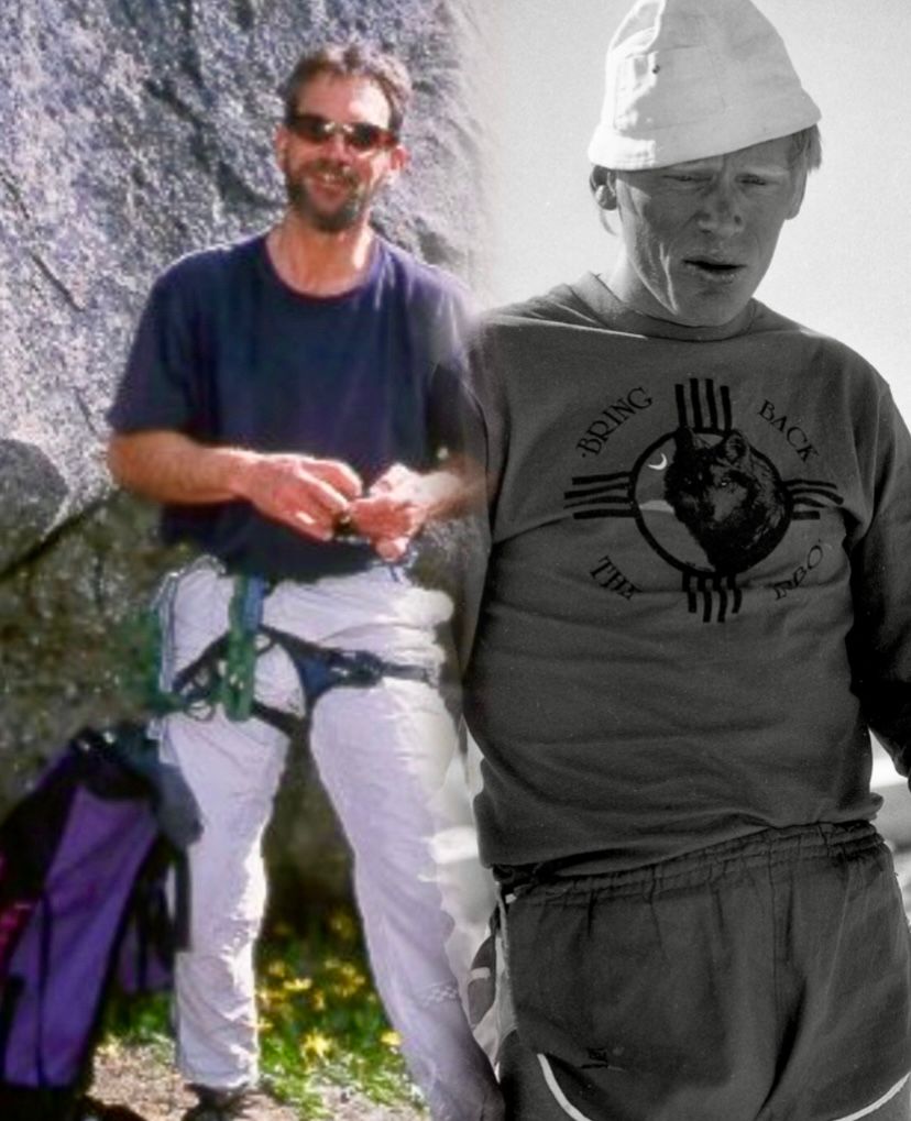 two climbers