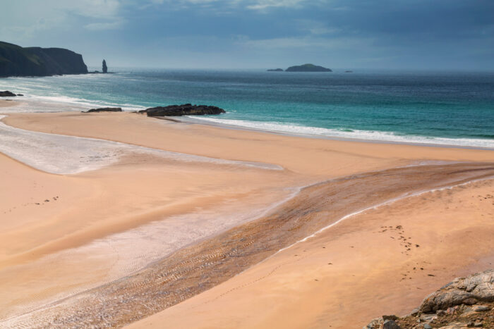 Sandwood Bay, near the finish of the Cape Wrath trail