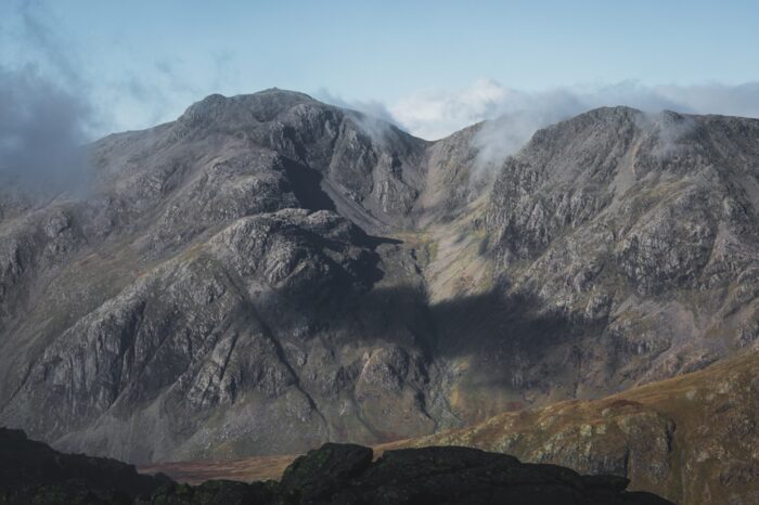 Scafell Pike, a Wainwright top, is Englands highest mountain