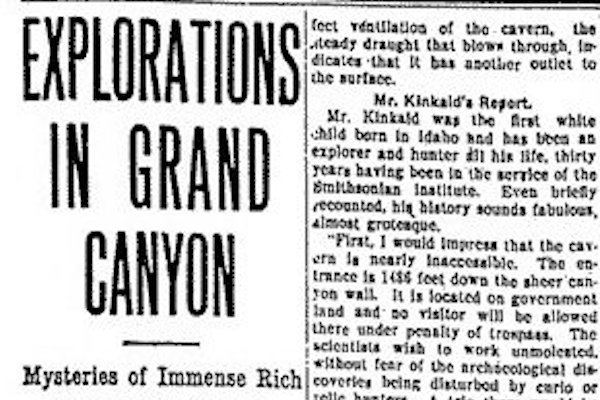 explorations in the Grand Canyon