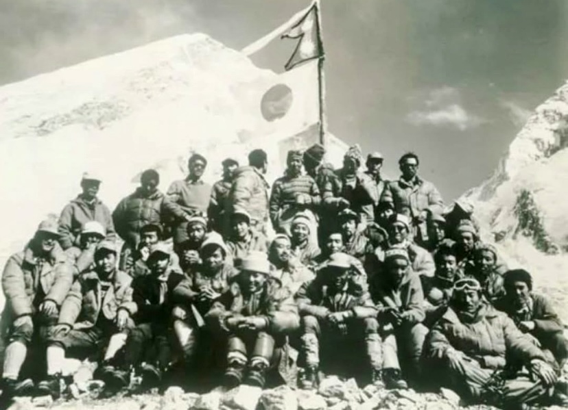 Members of the Japanese expedition led by Yuichiro Miura.