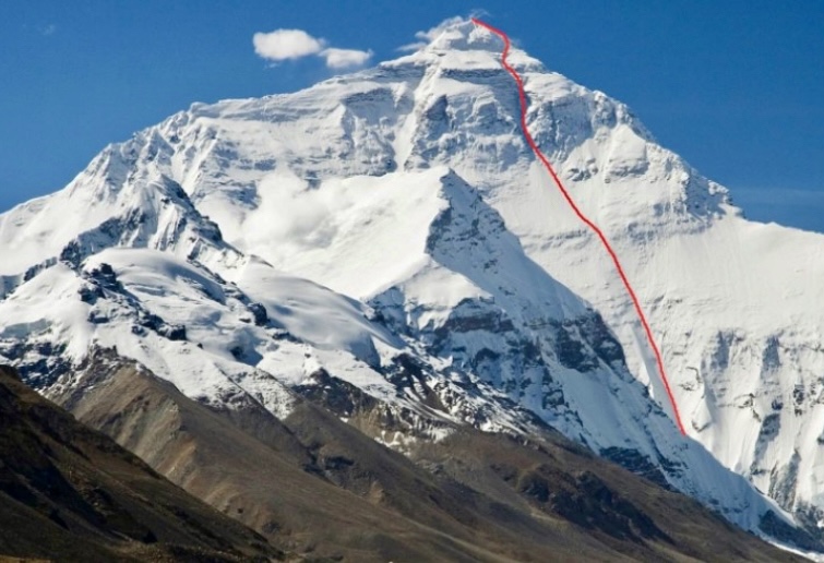The Super Direct route on Everest. 