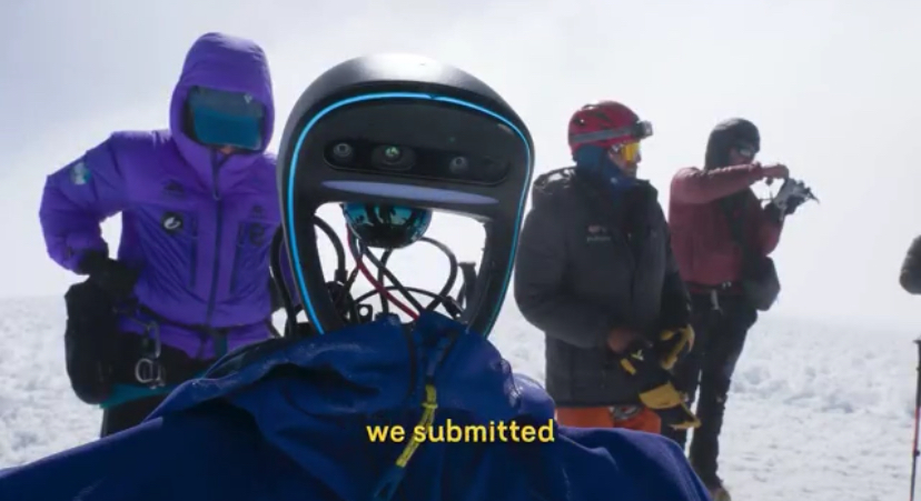A close shot of Pemba on the summit of Chimborazo.