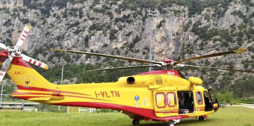 Rescue helicopter.