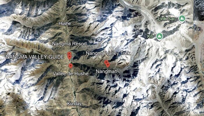 K6 location on a satellite map