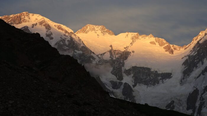 Nanga Parbat at sunset.