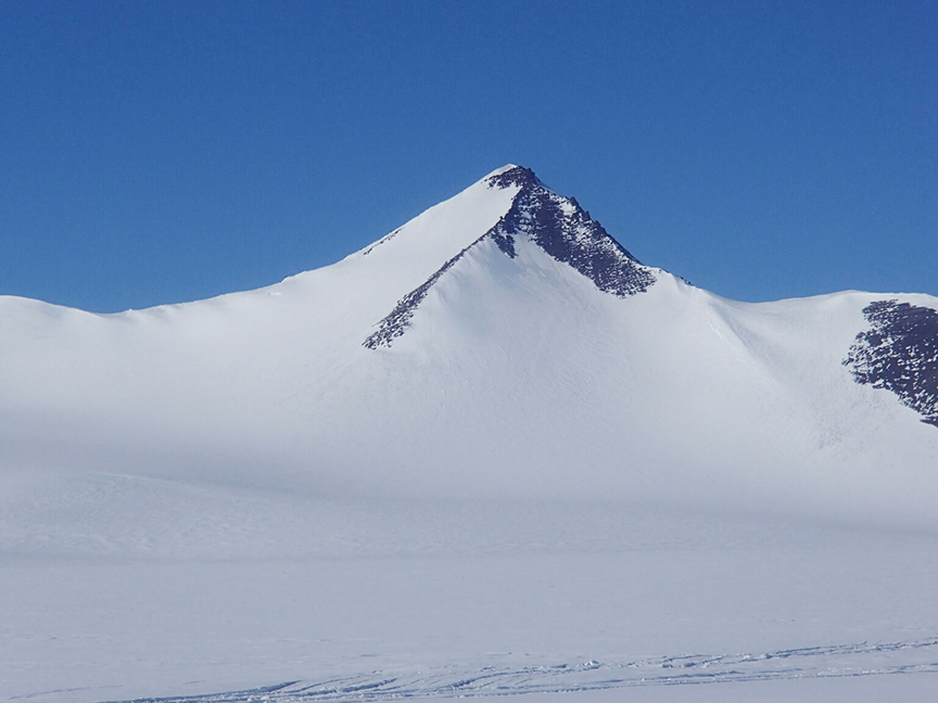nunatak and ice cap