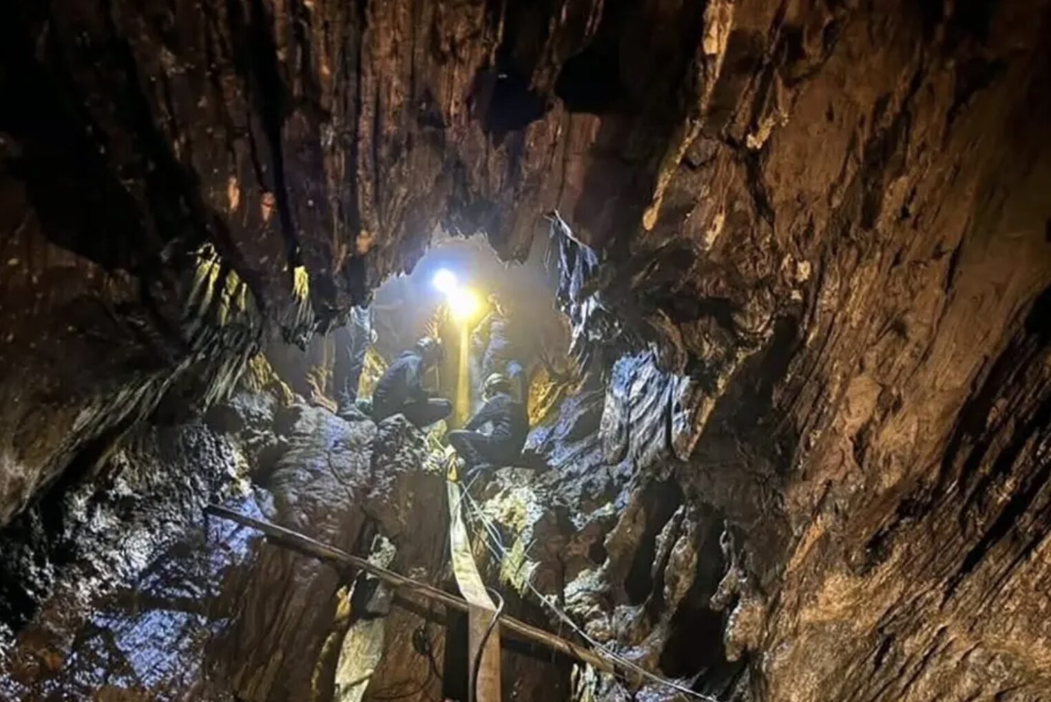 Rescue efforts continue in a Laotian cave.