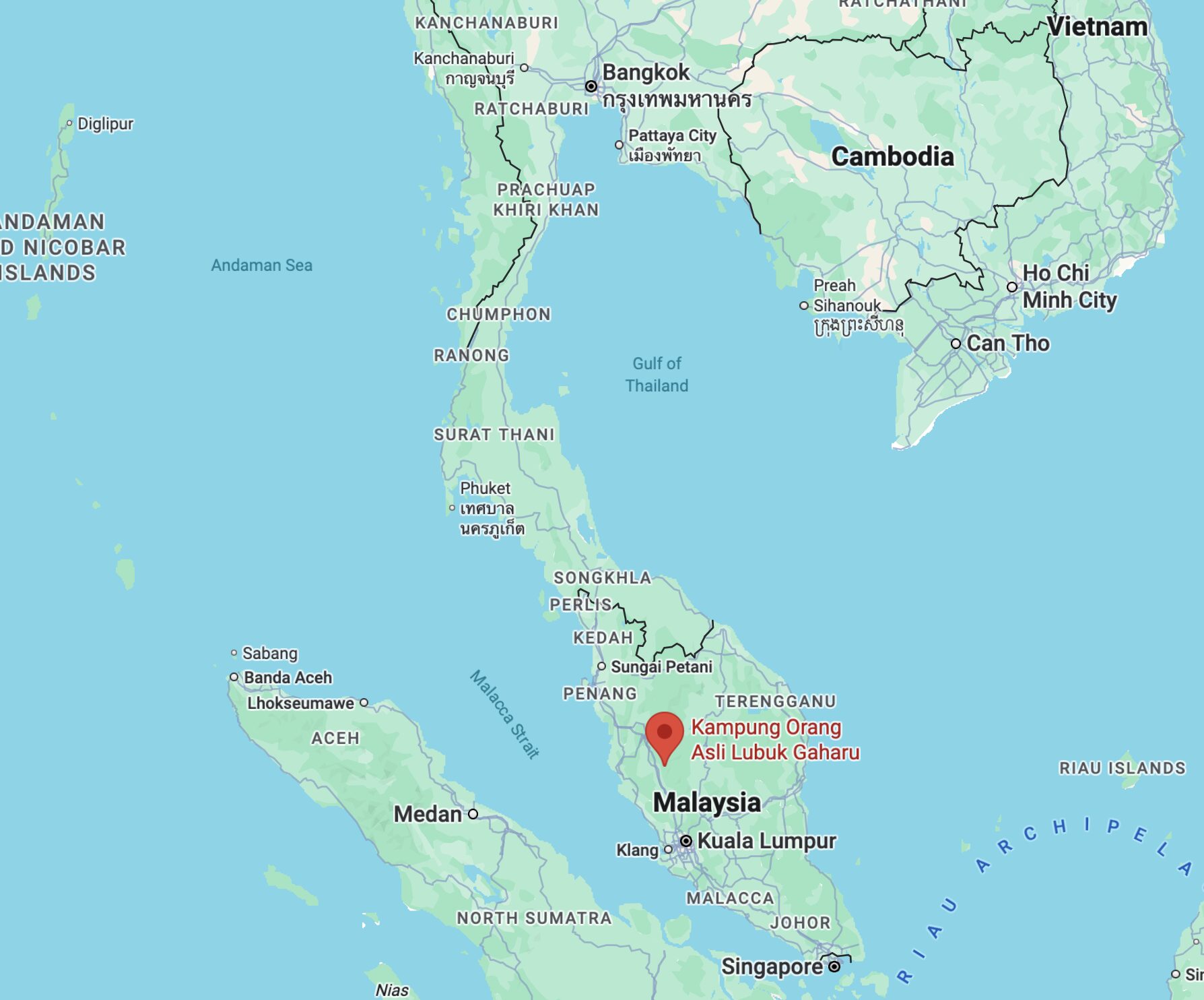 map where woman got ost