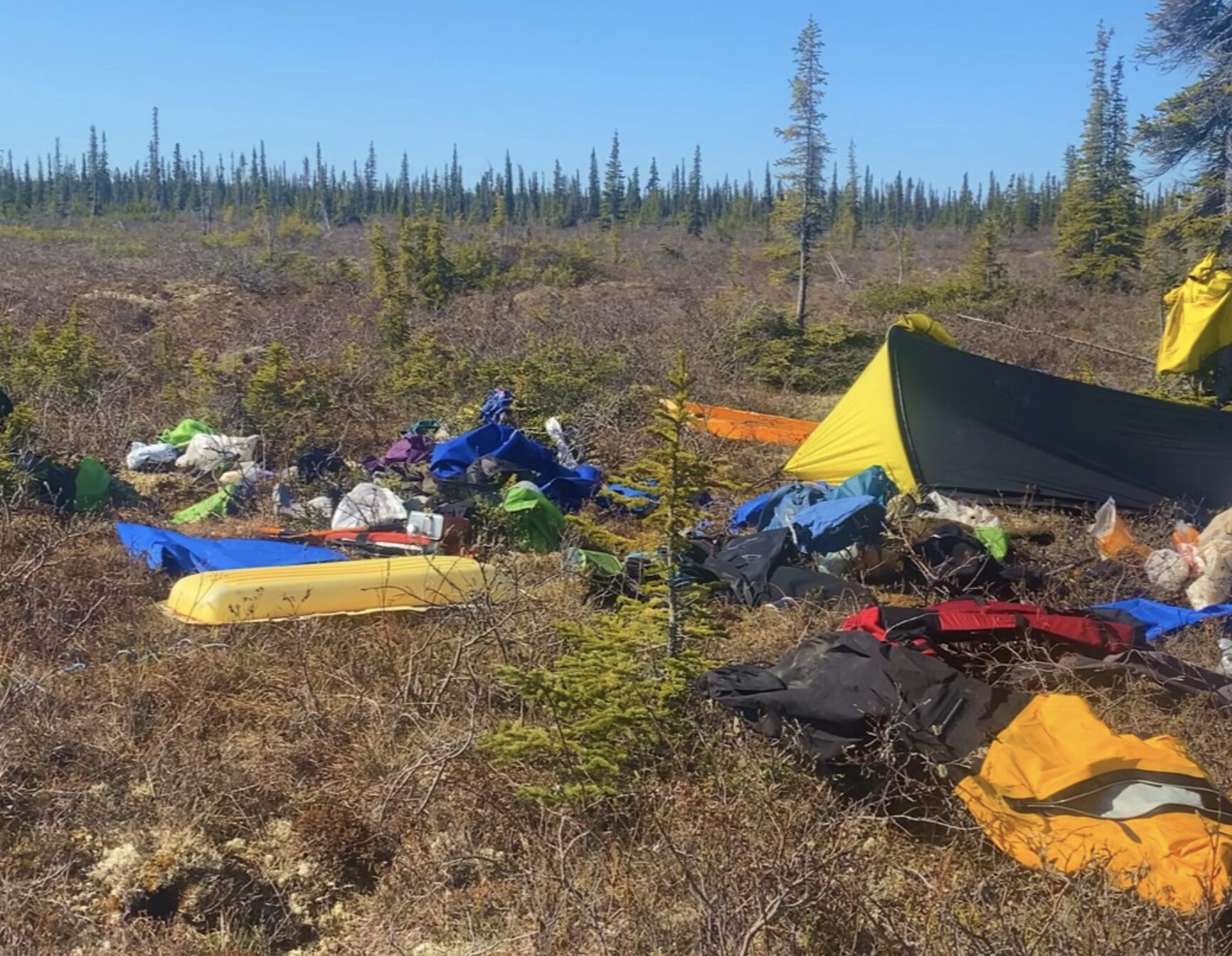 campsite in Arctic