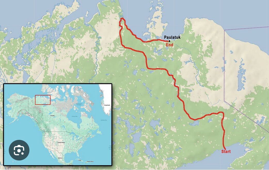 map of route