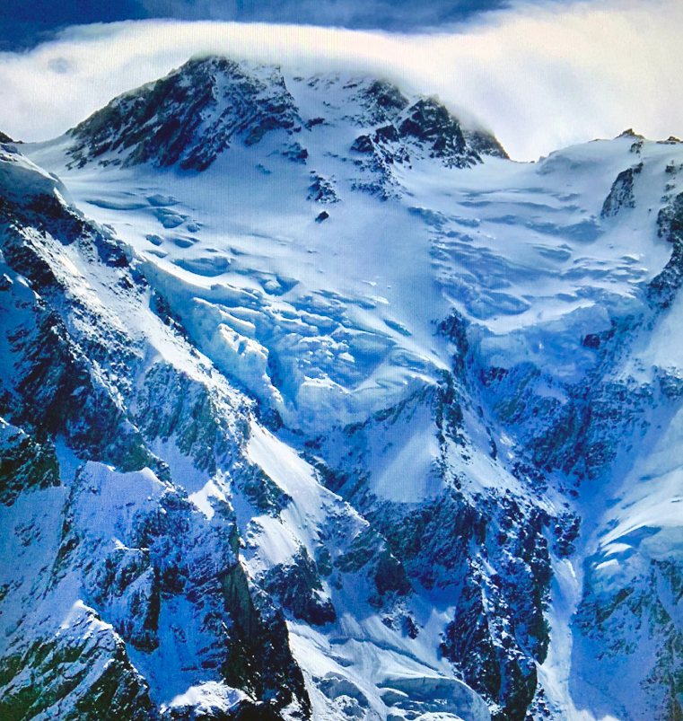 giant mountain face