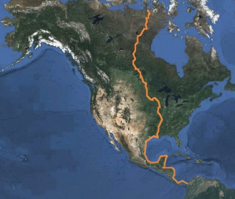 map of route
