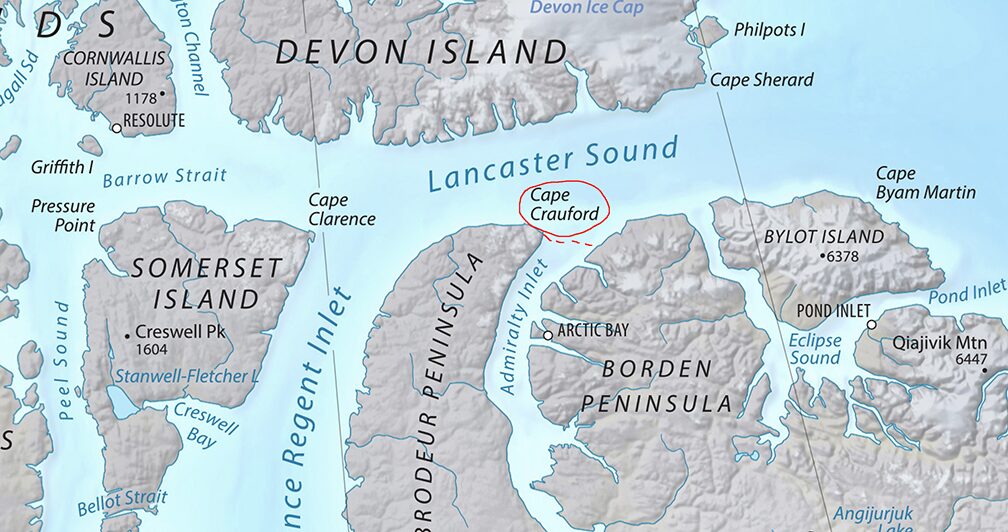 map where accident took place