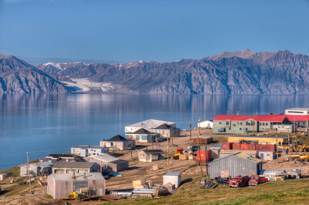 Pond Inlet, with a view across to Bylot Island. 