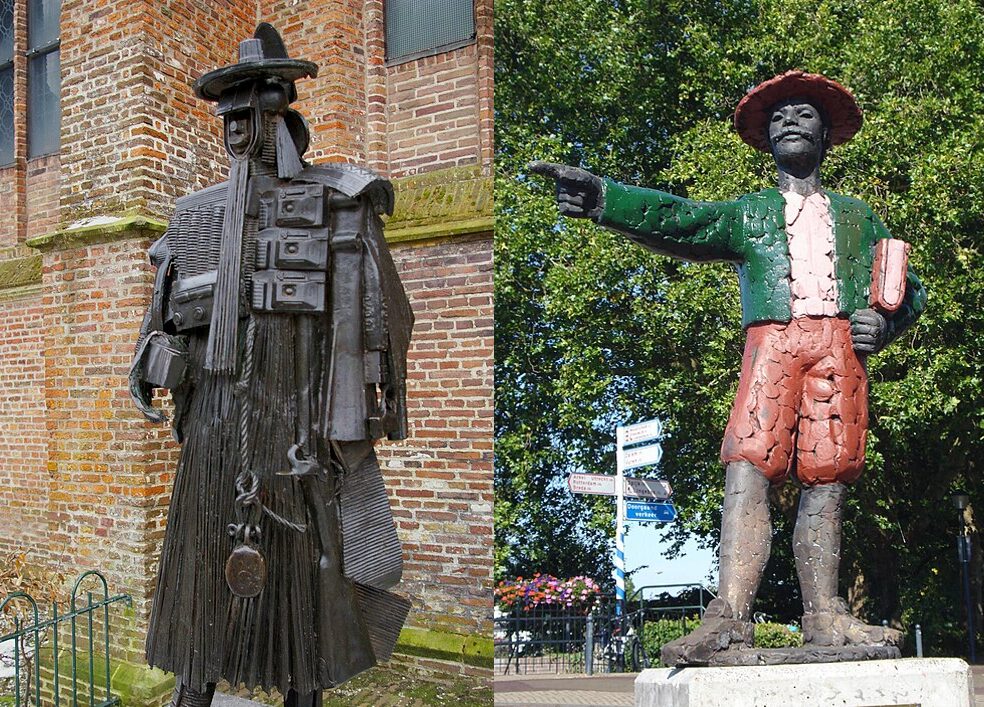 Two statues