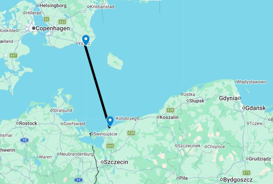 map of route