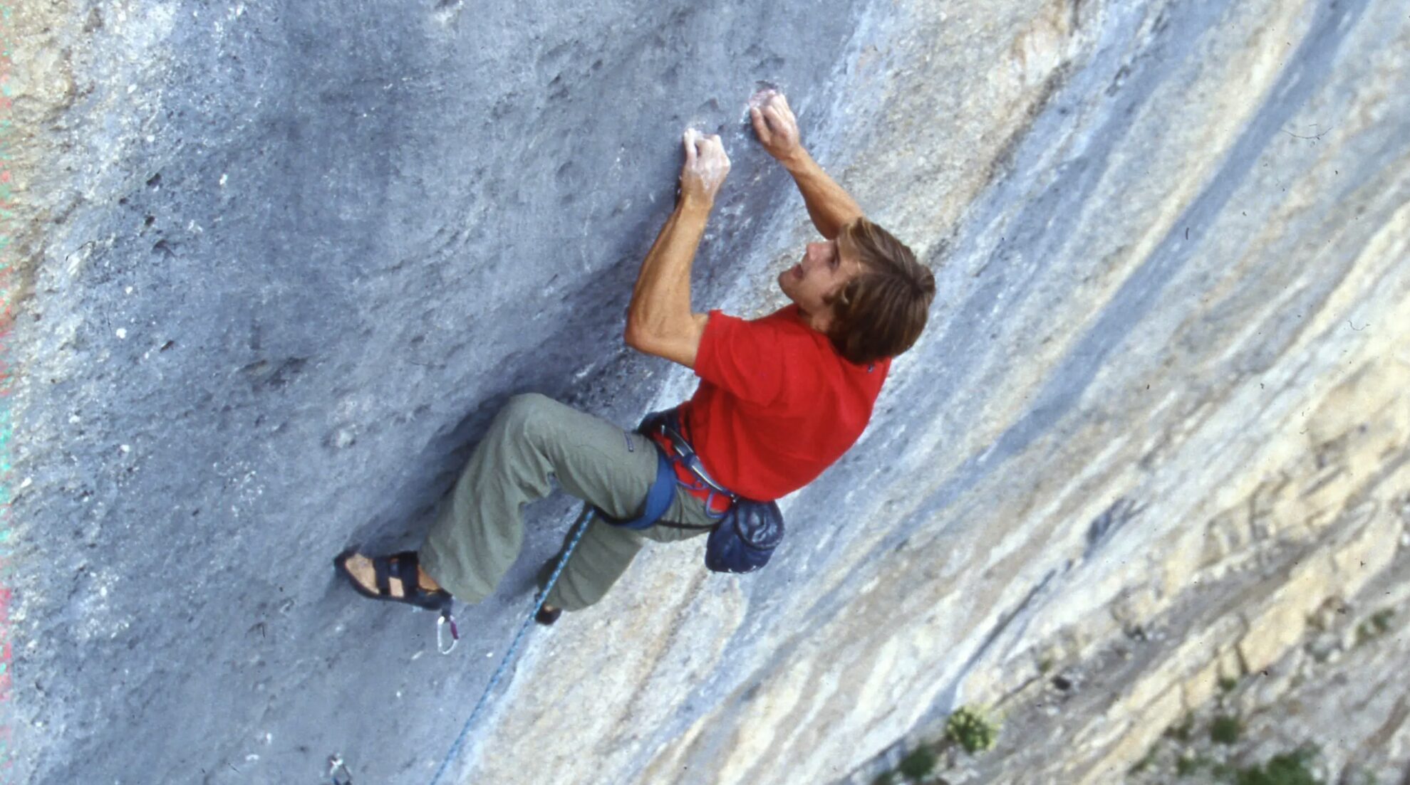 Chris Sharma on Biographie in 2001