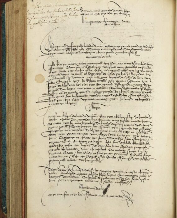 A handwritten manuscript page