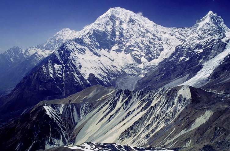 Langtang Lirung from Tsergo Ri. 