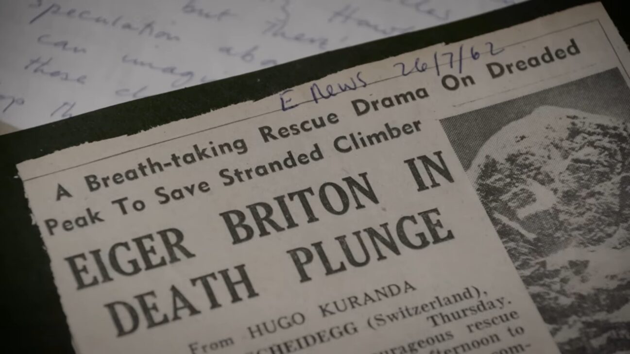 An old newspaper cover