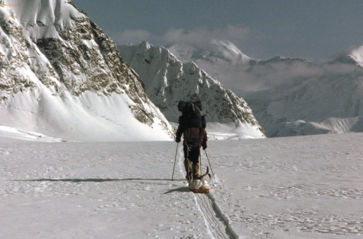 Heading toward Mount Logan. 