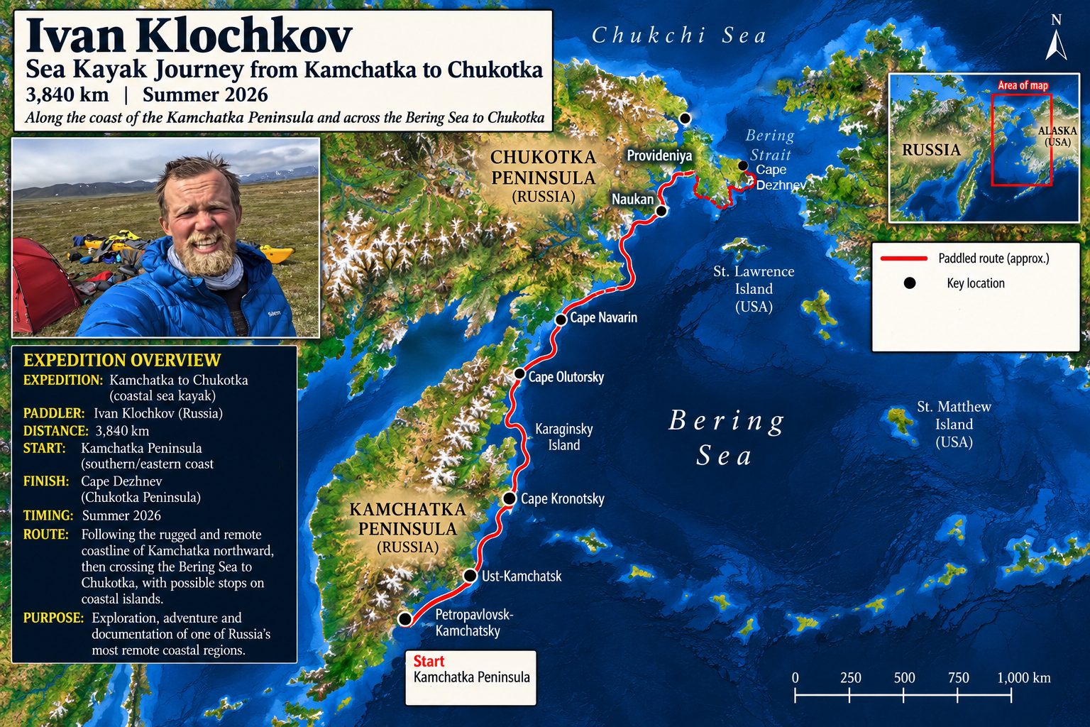 kayak map